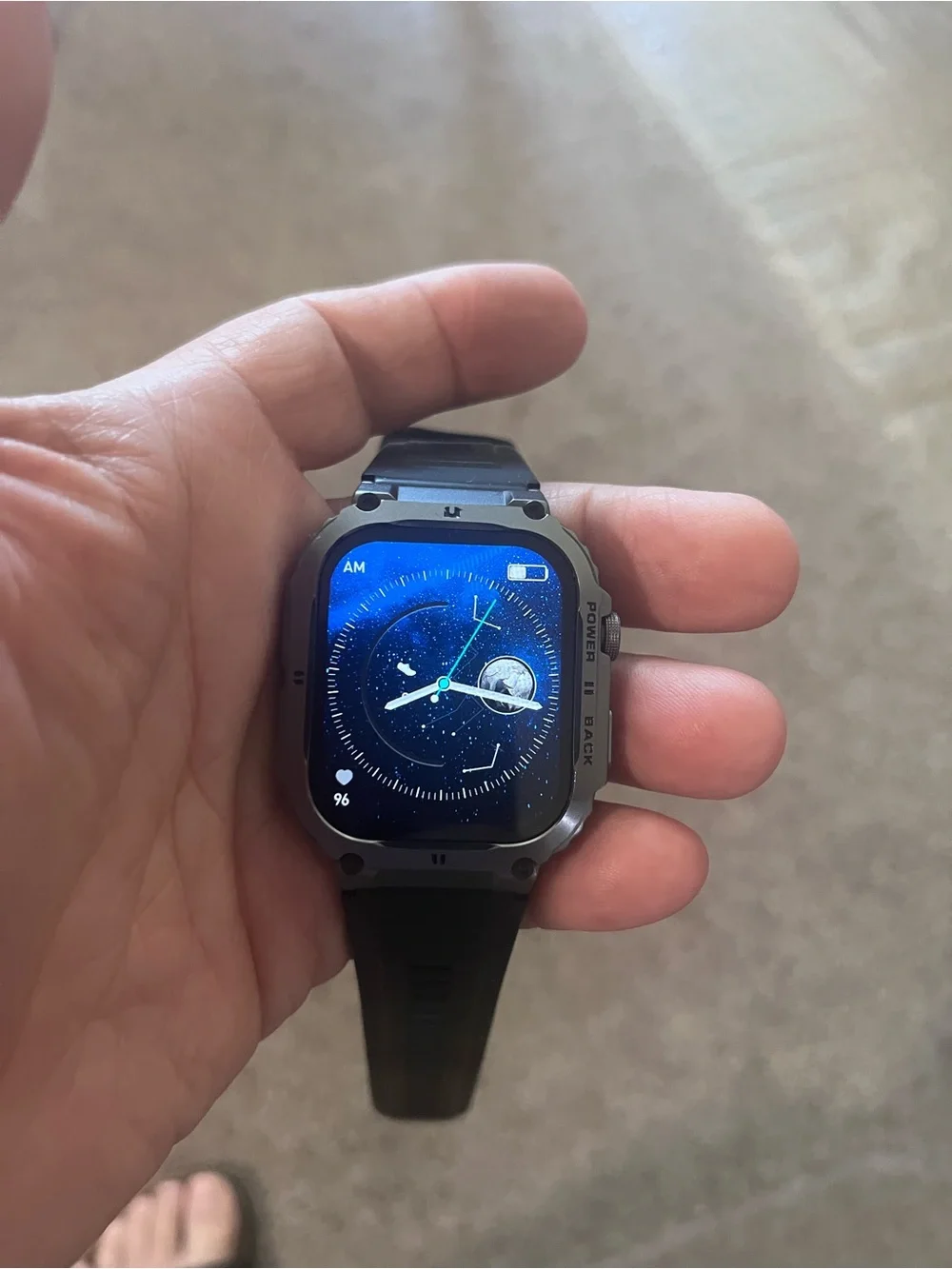 Luxium smartwatch lightly use complete set extra metal bracelet